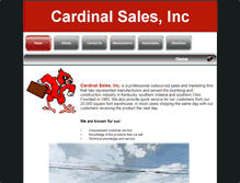 Tablet Screenshot of cardinalsalesinc.com